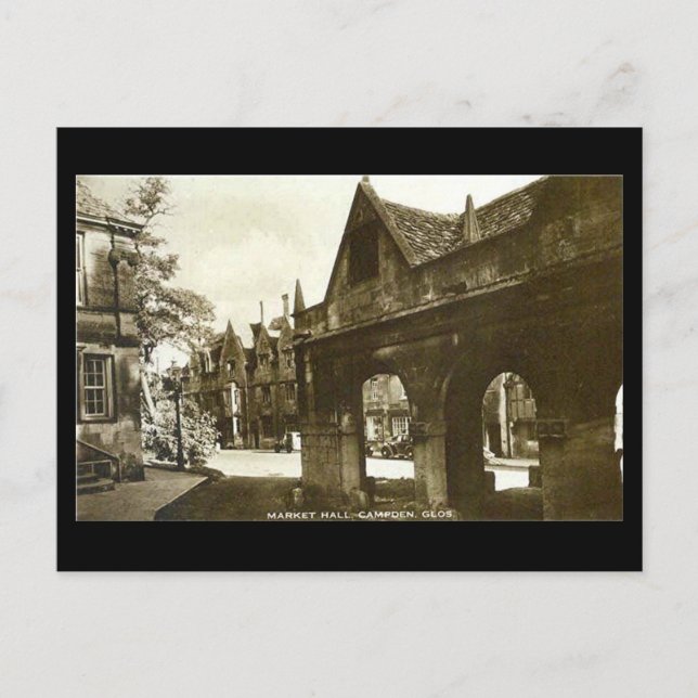 Gammalt vykort - Chipping Campden, Gloucestershire (Framsida)