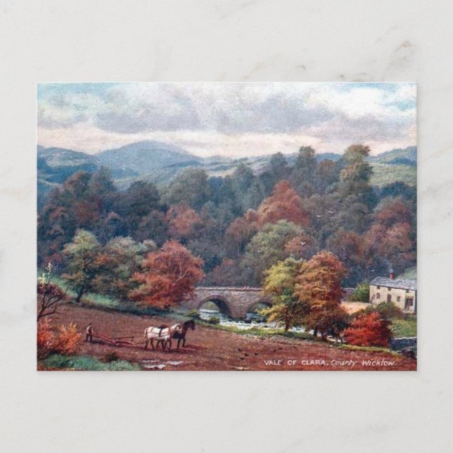 Gammalt vykort - Co Wicklow, Irland (Framsida)