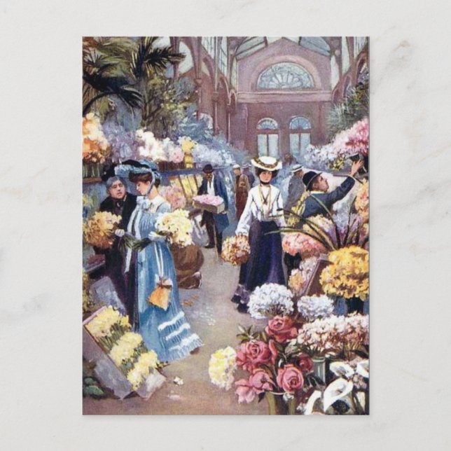 Gammalt vykort - Covent Garden, London (Framsida)