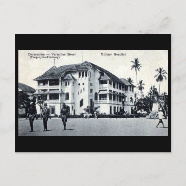 Gammalt vykort - Dar-es-Salam, Tanzania (Framsida)