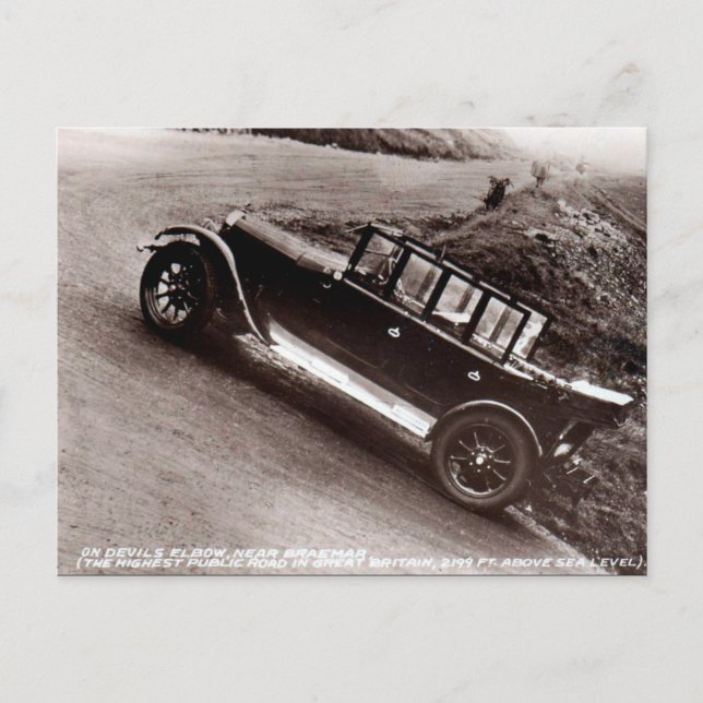 Gammalt vykort - Djävulen Elbow (Framsida)