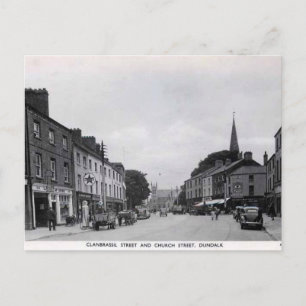 Gammalt vykort - Dundalk, Co Louth