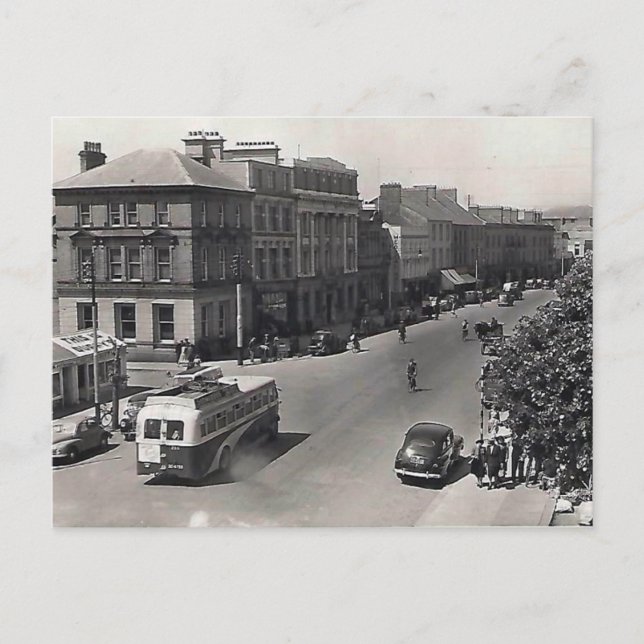 Gammalt vykort - Dundalk, Co Louth, Irland (Framsida)