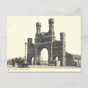 Gammalt vykort - Dundee, Skottland