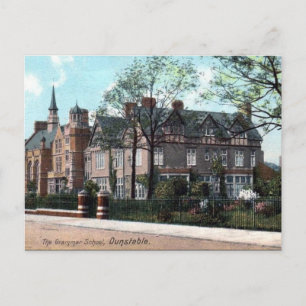 Gammalt vykort - Dunstable, Bedfordshire