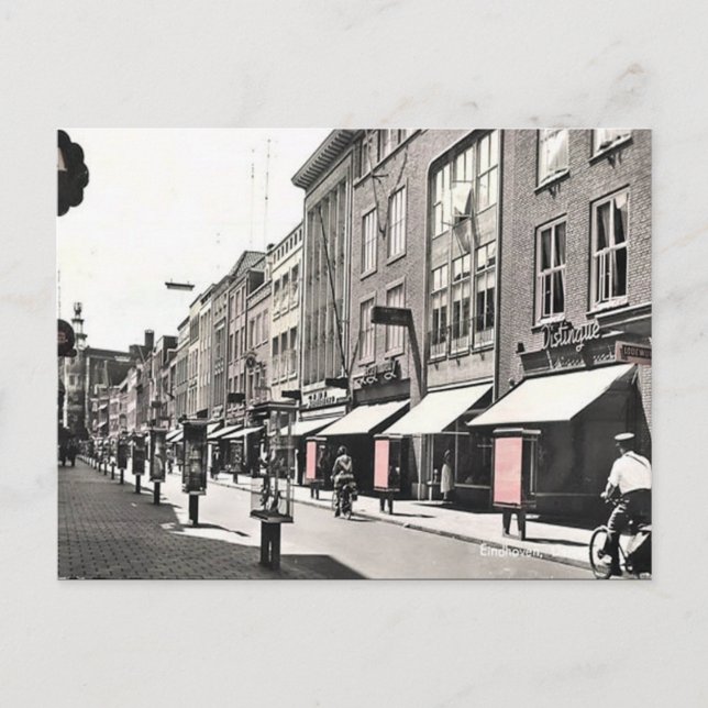 Gammalt vykort - Eindhoven, Nederland (Framsida)