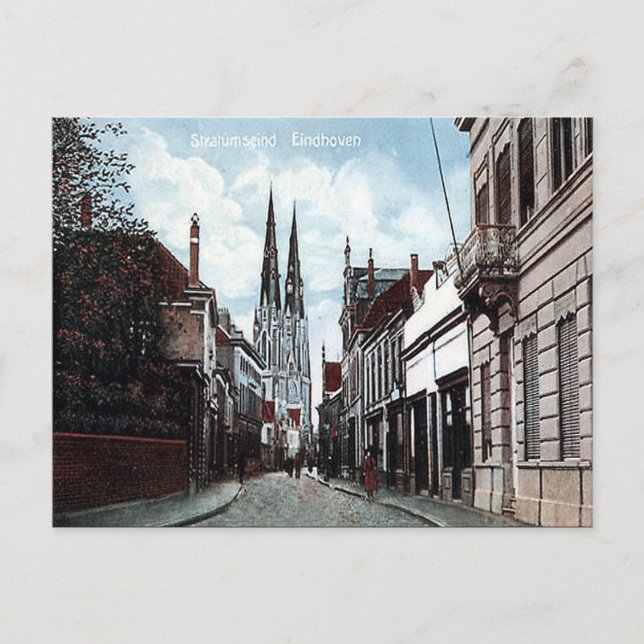 Gammalt vykort - Eindhoven, Nederländerna (Framsida)