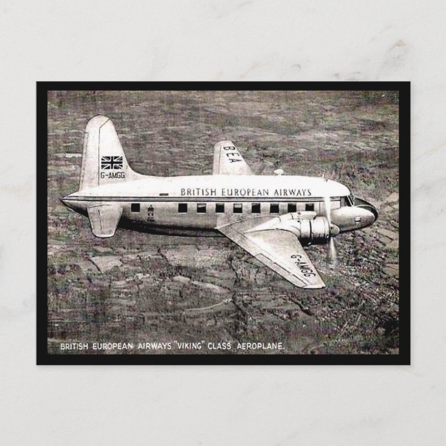 Gammalt vykort - EN BEA "Viking" (Framsida)