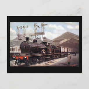 Gammalt vykort - Euston, Scotch Express