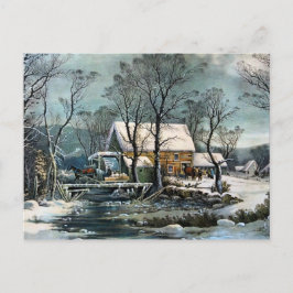 Gammalt vykort för Grist Mill