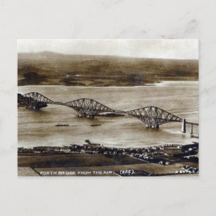 Gammalt vykort - för järnvägsbron