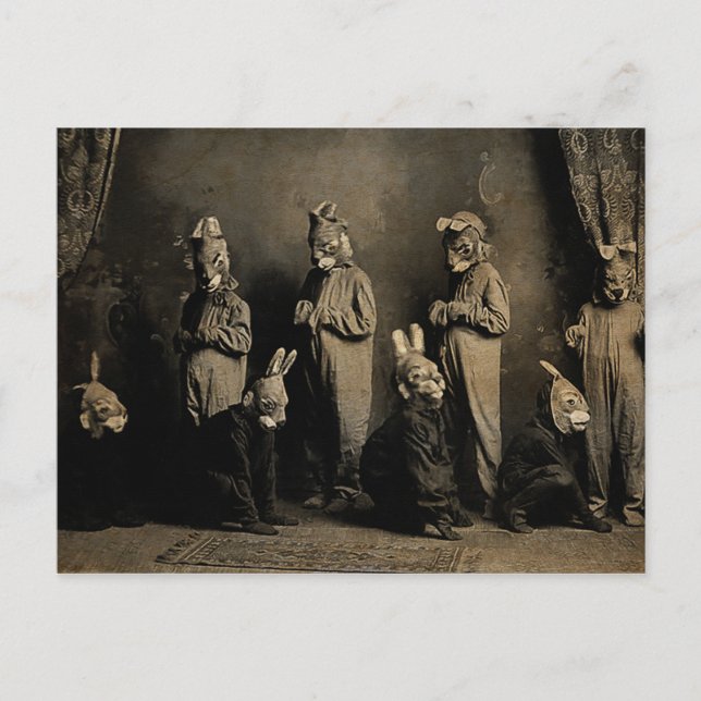 Gammalt vykort för Påskhare av beprövad tid (Framsida)