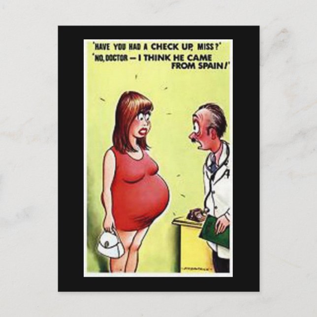 Gammalt vykort för Tecknad (Framsida)