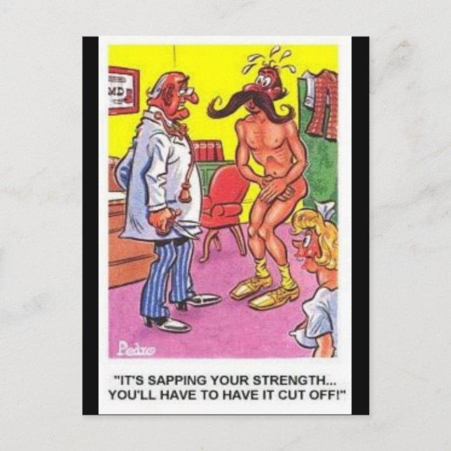 Gammalt vykort för Tecknad - (Framsida)