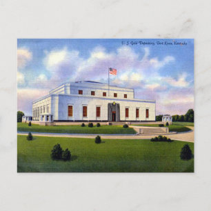 Gammalt vykort - Fort Knox, Kentucky, USA