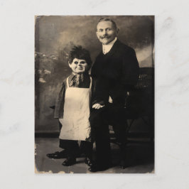 Gammalt vykort från Creepy Ventriloquist-duman