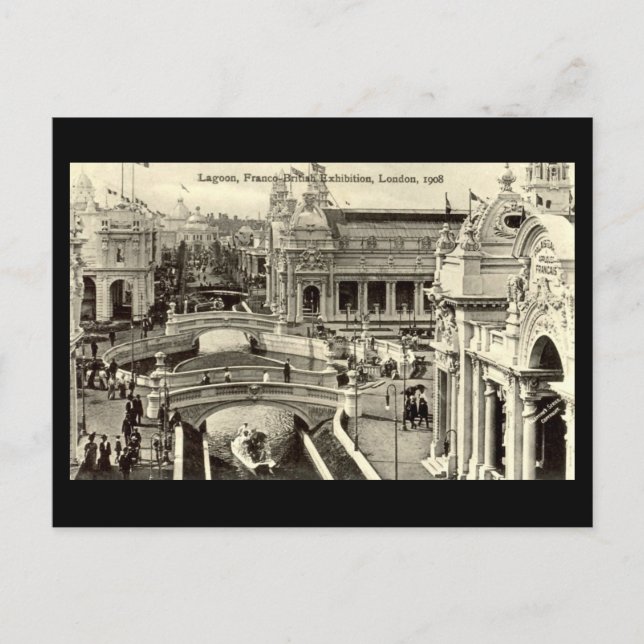 Gammalt vykort - Franco-British Exhibition, London (Framsida)