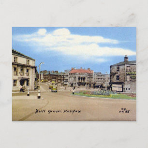 Gammalt vykort - Halifax, Yorkshire
