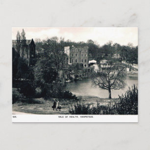 Gammalt vykort - Hampstead, London