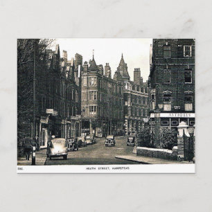 Gammalt vykort - Hampstead, London