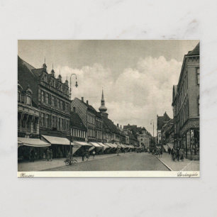 Gammalt vykort - Horsens, Danmark