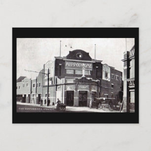 Gammalt vykort - Ipswich Hippodrome