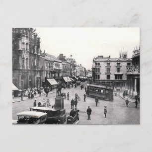 Gammalt vykort - Ipswich, Suffolk 1921