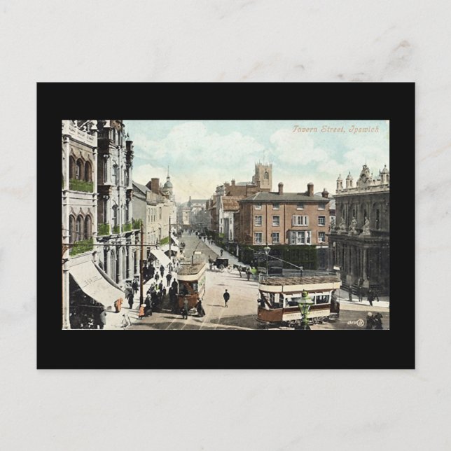 Gammalt vykort, Ipswich Vykort (Framsida)