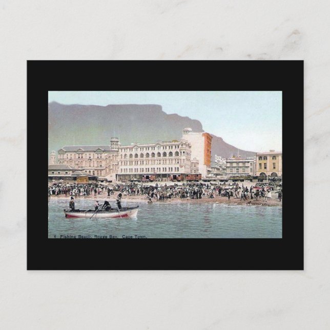 Gammalt vykort - Kapstaden, södra Afrikan (Framsida)