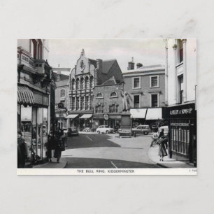 Gammalt vykort - Kidderminster, Worcestershire