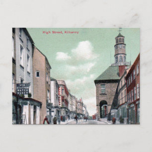 Gammalt vykort - Kilkenny, Irland