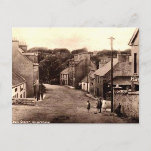 Gammalt vykort - Kilmacrenan, Co Donegal, Irland