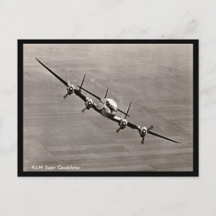 Gammalt vykort - KLM Toppen Constellation
