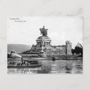 Gammalt vykort - Koblenz, Tysklant