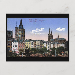 Gammalt vykort - Koln/Köln - Altermarkt
