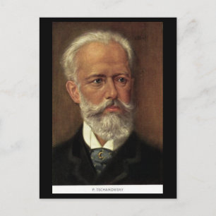 Gammalt vykort - Kompositörer - Tchaikovsky