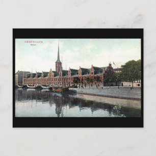 Gammalt vykort - Köpenhamn, Danmark