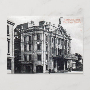 Gammalt vykort - Kung teater, Hammersmith