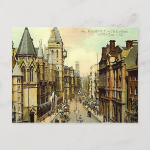 Gammalt vykort - Lag Courts, London
