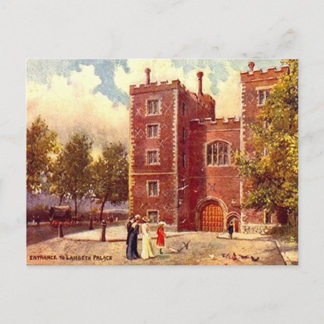 Gammalt vykort - Lambeth Palace, London (Framsida)