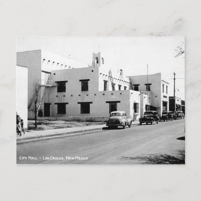 Gammalt vykort - Las Cruces, New mexico, USA (Framsida)