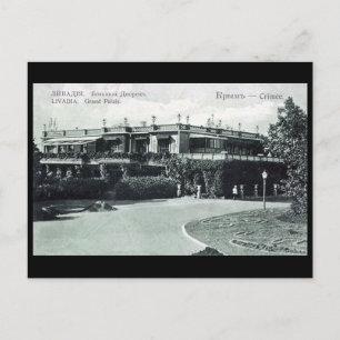 Gammalt vykort - Livadia, Crimea - Grand Palace
