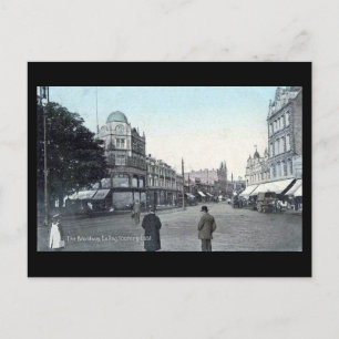 Gammalt vykort, London, Ealing Broadway Vykort