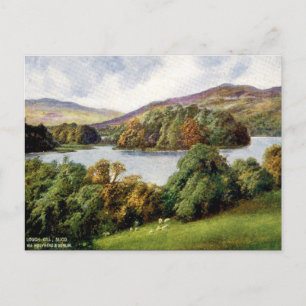 Gammalt vykort - Lough Gill, Co Sligo, Irland