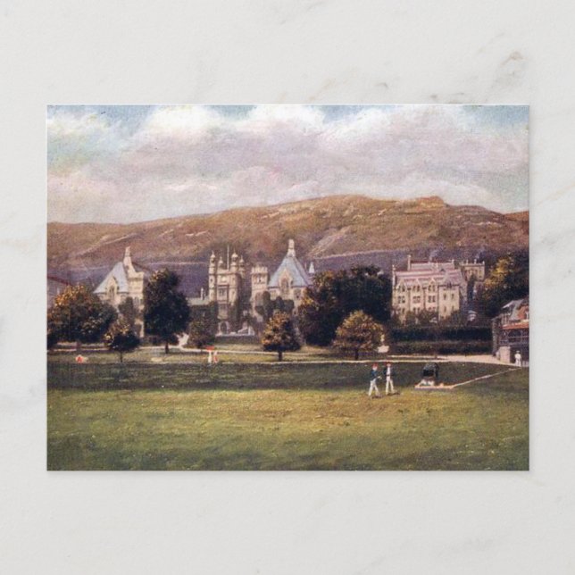 Gammalt vykort - Malvern College, Worcestershire (Framsida)