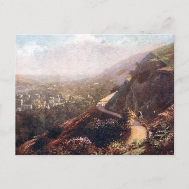 Gammalt vykort - Malvern, Worcestershire (Framsida)