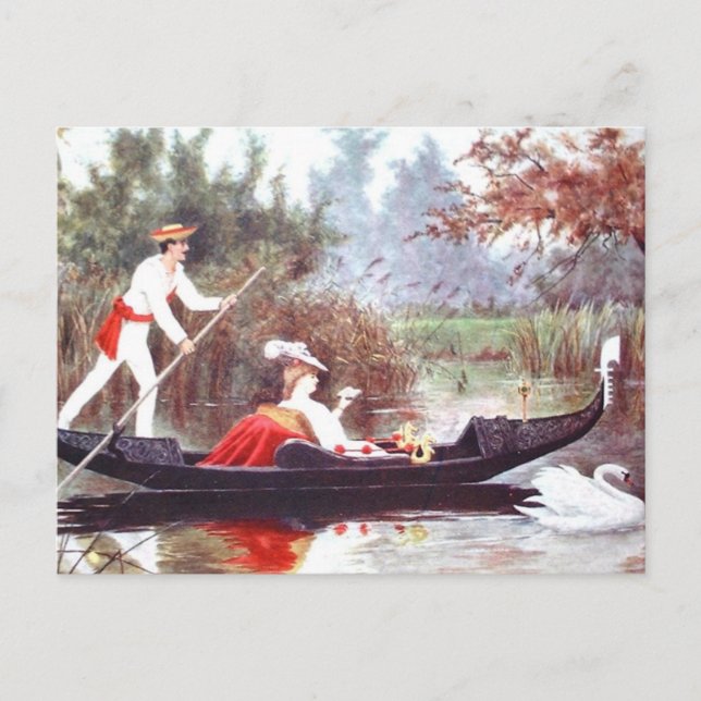 Gammalt vykort - Marie Corelli - Stratford-ON-Avon (Framsida)