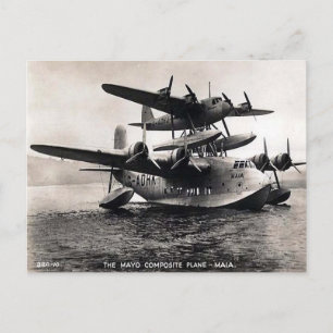 Gammalt vykort - Mayo ’Maia’ Composite Flygplan