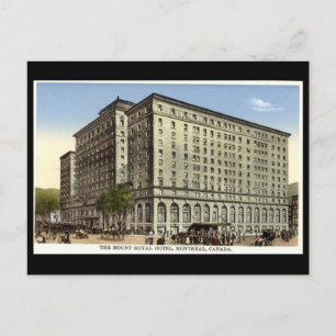 Gammalt vykort, Mount Royal Hotel, Montreal Vykort