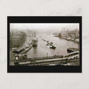 Gammalt vykort - Newcastle-upon-Tyne